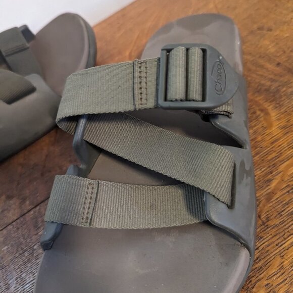 Chaco Chillos Slide Sandal Green Arch Support Waterproof EU 42 Men’s 9 Unisex - Picture 3 of 8